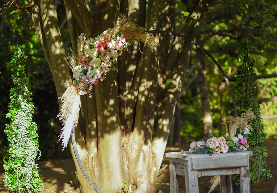 静岡結婚式　伊豆ウェディングアーチ　アーチ装飾